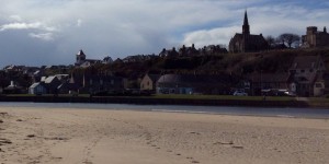 Mouth of the River Lossie from the East Beach - Detail