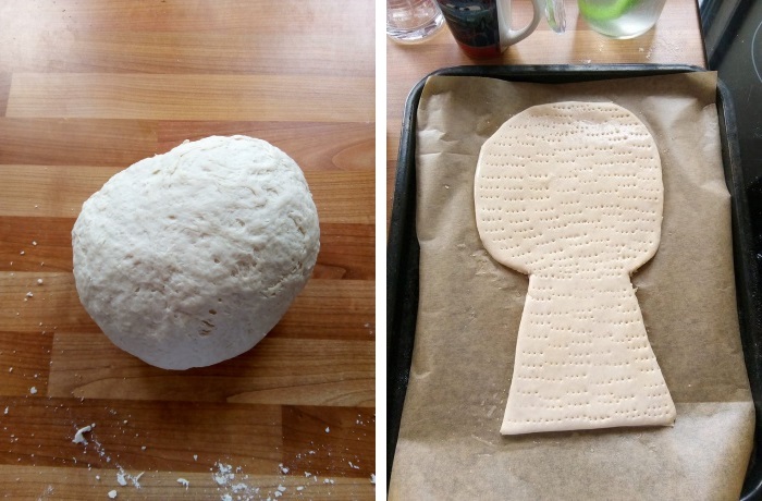 Making a Baked Wheat Sheaf: Stages 1 and 2